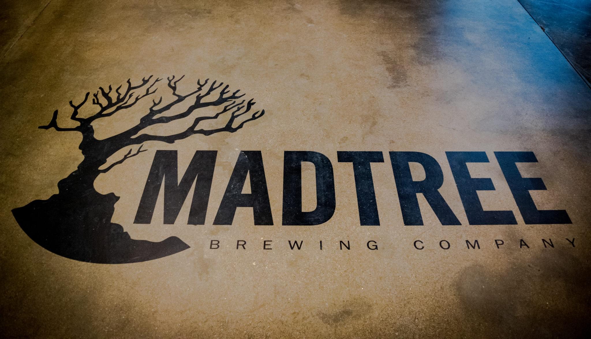 MadTree Brewing logo displayed on interior wall